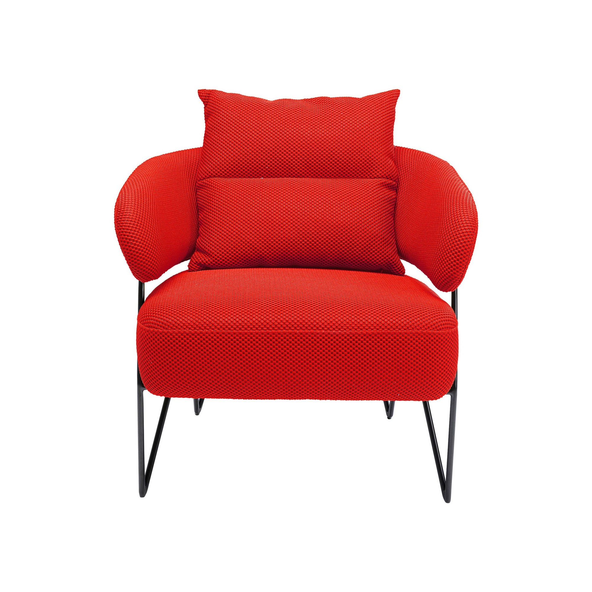 Fauteuil Peppo rouge Kare Design