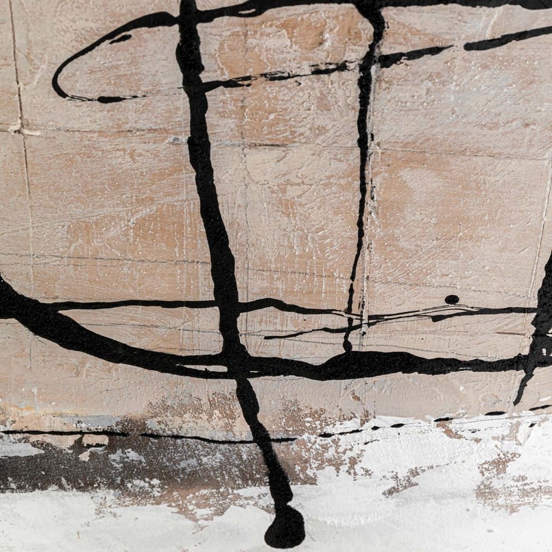 Peinture Dust grise 100x100cm Kare Design