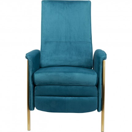 Relaxchair Lazy Velvet Blue Kare Design
