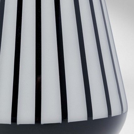 Vase Brillar Cylinder noir et blanc 44cm Kare Design