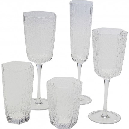 Verres à vin rouge Cascata set de 6 Kare Design