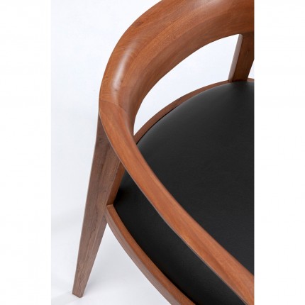 Chaise a. acc. Valencia marron