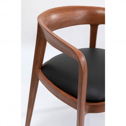 Chaise a. acc. Valencia marron