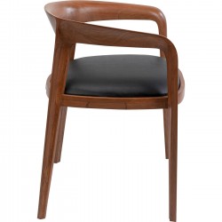 Chaise a. acc. Valencia marron