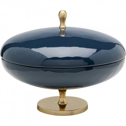 Boîte décorative Salome bleu 24cm