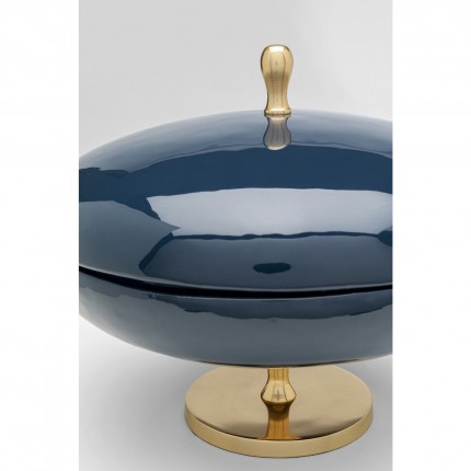Boîte décorative Salome bleu 24cm