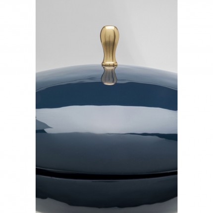 Boîte décorative Salome bleu 24cm