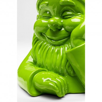 Figurine décorative Nain vert 21cm