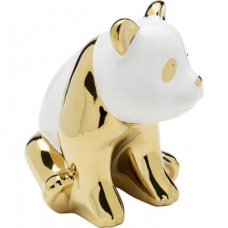 Figurine décorative Sitting Panda doré 18cm