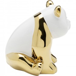 Figurine décorative Sitting Panda doré 18cm