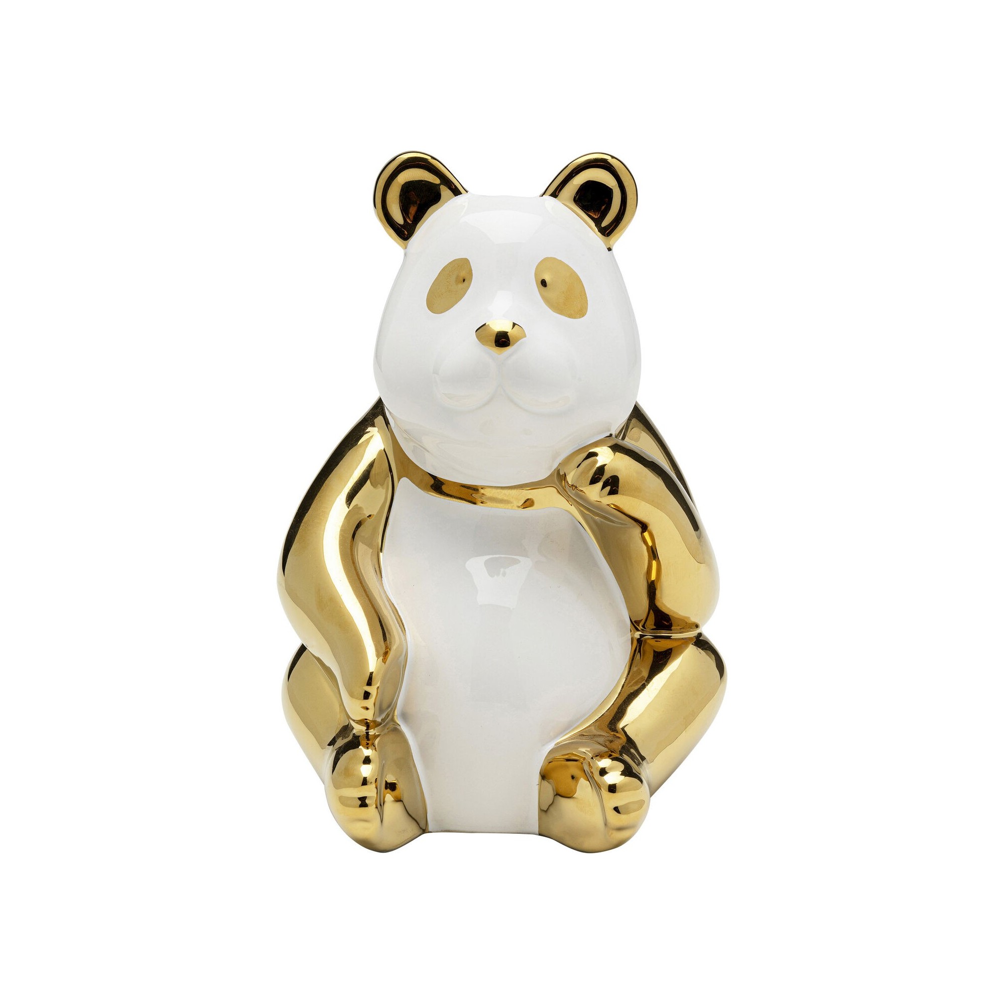 Figurine décorative Panda doré 19cm