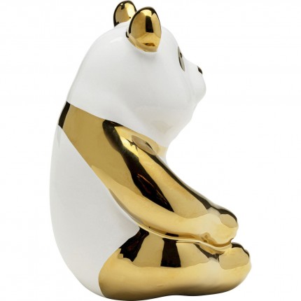 Figurine décorative Panda doré 19cm