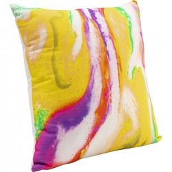 Coussin Flashy jaune 40x40cm