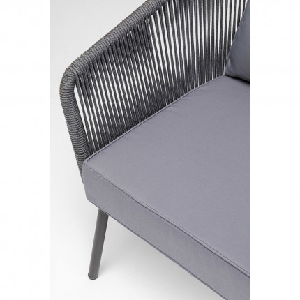 Fauteuil de jardin Elba gris Kare Design