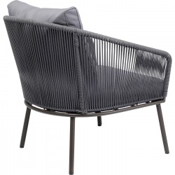 Fauteuil de jardin Elba gris Kare Design