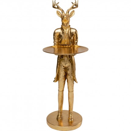 Figurine décorative Standing Waiter Deer 63cm Figurine décorative Standing Waiter Deer 63cm