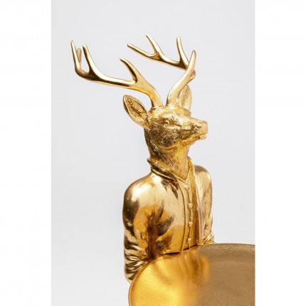 Figurine décorative Standing Waiter Deer 63cm Figurine décorative Standing Waiter Deer 63cm
