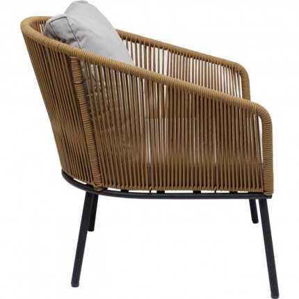 Fauteuil de jardin Elba marron Kare Design