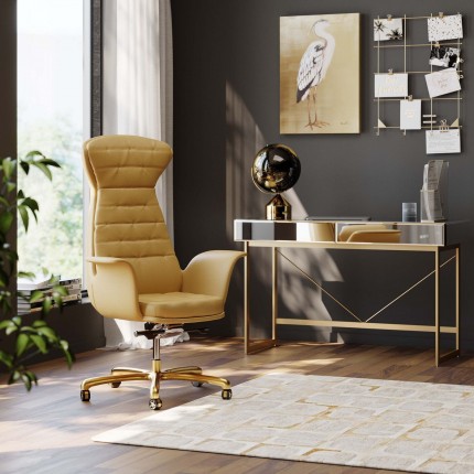Bureau Soran 120x50cm doré Kare Design
