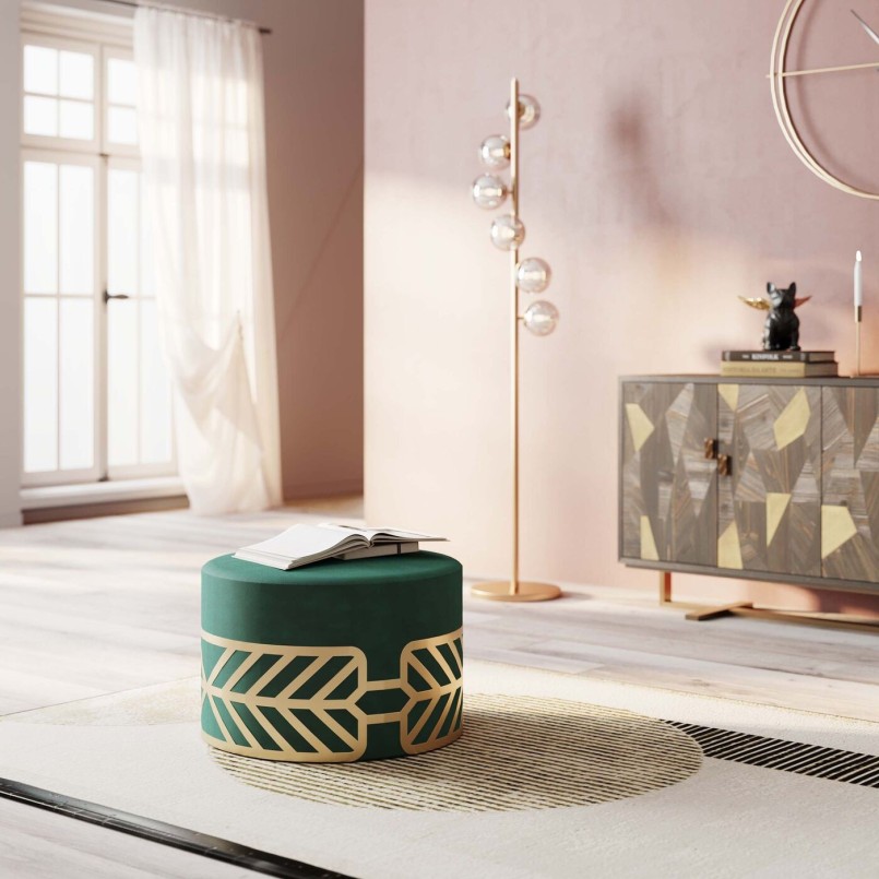 Lampadaire doré - Scala Balls - Kare Design
