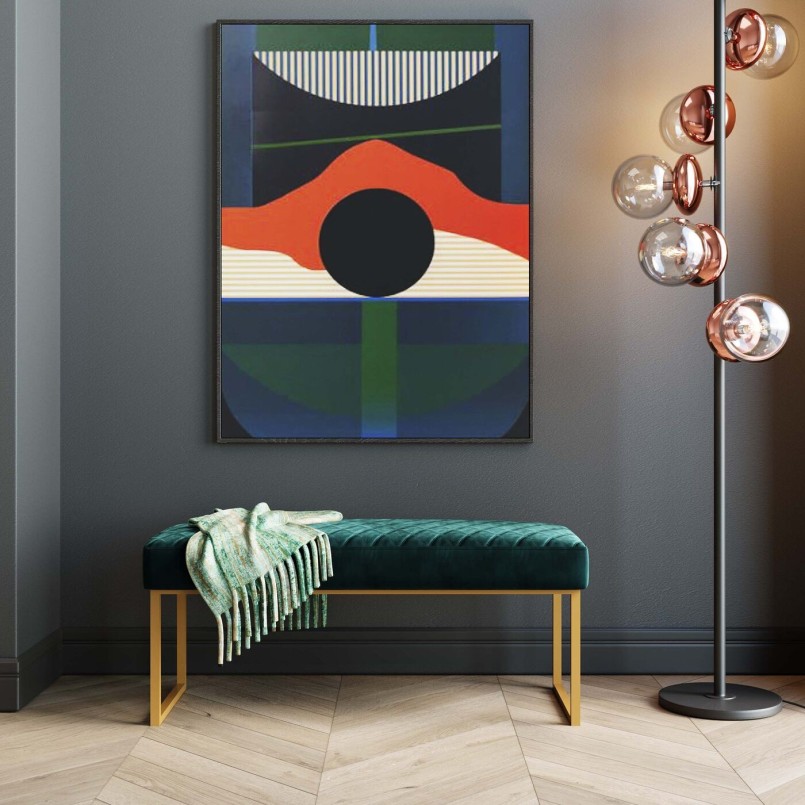 Abstract painting sunset - Sunset - Kare Design
