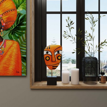 Déco visage orange Kare Design