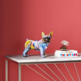 Deco dog bulldog halo of colours - Kare Design