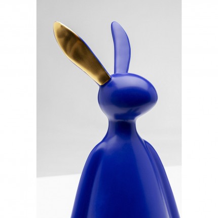 Figurine décorative Sitting Rabbit bleu 35cm