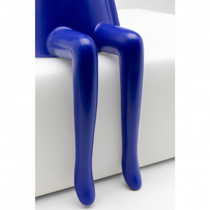 Figurine décorative Sitting Rabbit bleu 35cm