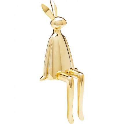 Figurine décorative Sitting Rabbit doré 35cm