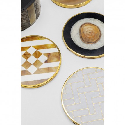 Dessous de verre Nature set de 6 Kare Design