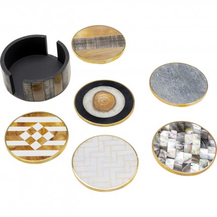 Dessous de verre Nature set de 6 Kare Design