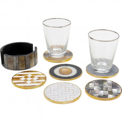 Dessous de verre Nature set de 6 Kare Design