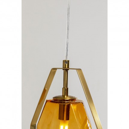 Suspension Diamond Fever dorée 67cm Kare Design