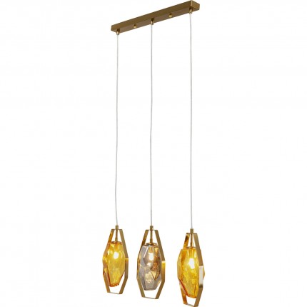 Suspension Diamond Fever dorée 67cm Kare Design