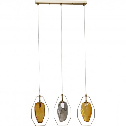 Suspension Diamond Fever dorée 67cm Kare Design