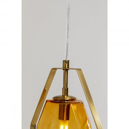 Suspension Diamond Fever dorée 17cm Kare Design