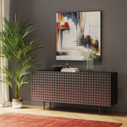 Peinture abstraite bleue - Visione - Kare Design