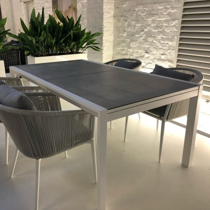 Extension Outdoor Table Lippi 270x100cm white Gescova