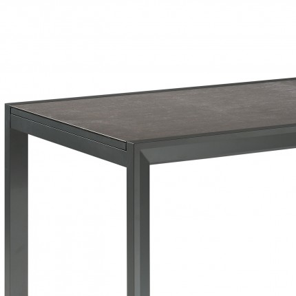 Table de jardin à rallonge Lippi 360x100cm grise Gescova