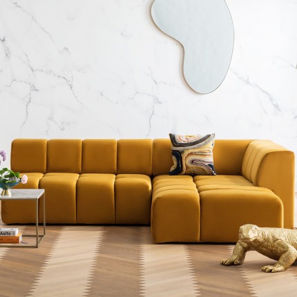 Corner Sofa Belami ochre right Kare Design