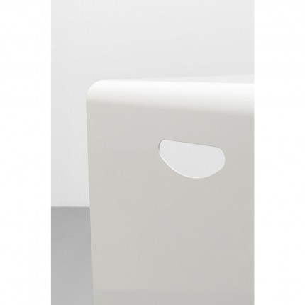 Table basse sur roulettes Casa blanc 60x40cm Table basse sur roulettes Casa blanc 60x40cm