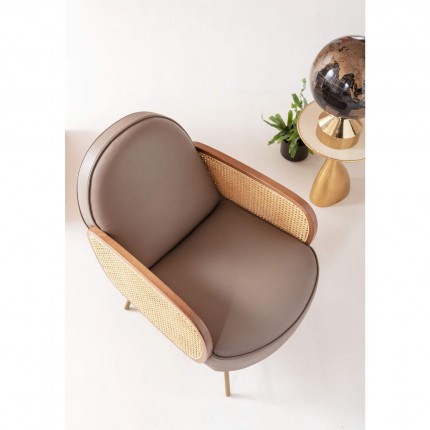 Fauteuil Bahia gris Kare Design