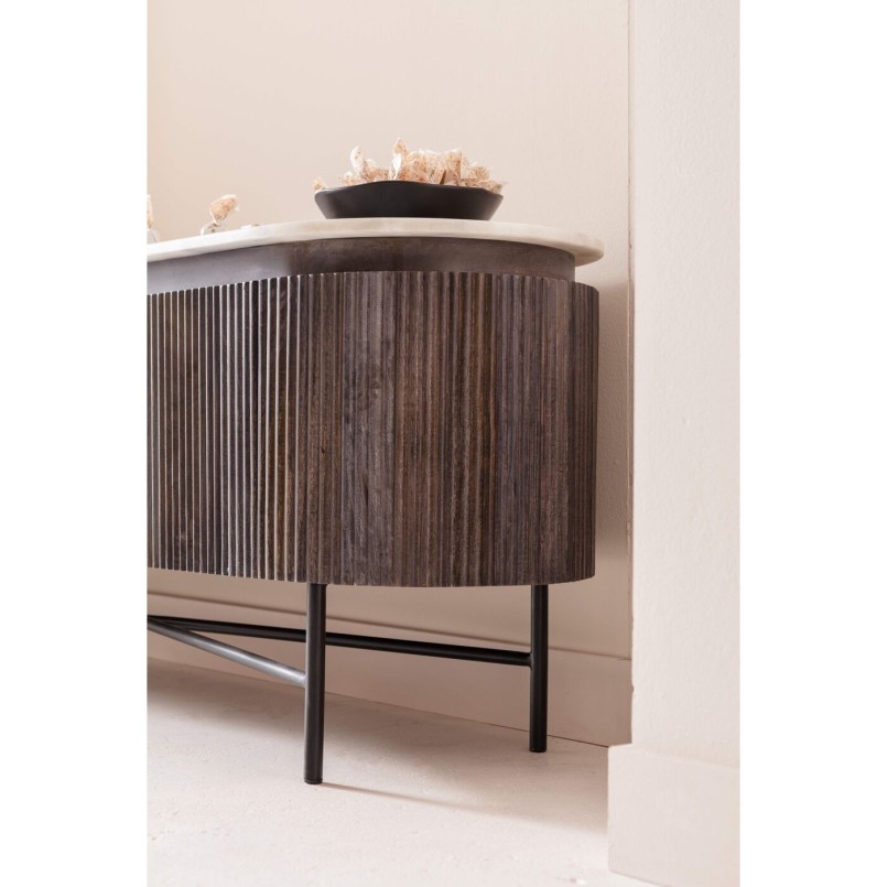 Meuble TV rétro en bois - Glenn - Kare Design