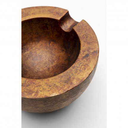 Cendrier Amporo doré Ø13cm