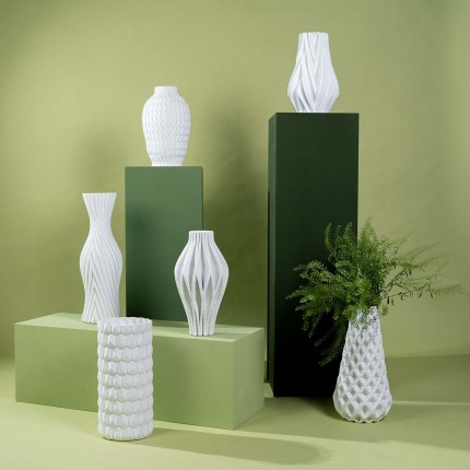 Vase Akira 42cm blanc Kare Design