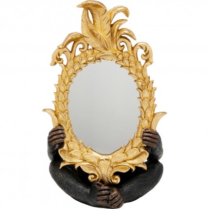 Miroir de table singe ananas Kare Design