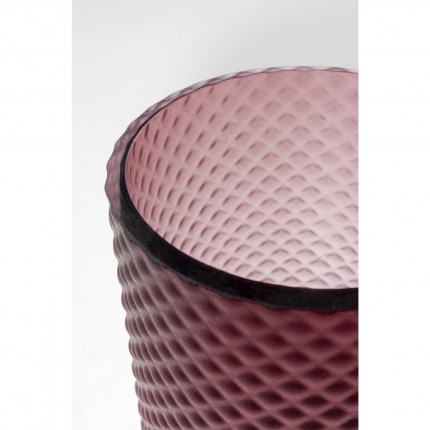 Vase Barfly fuchsia mat 25cm