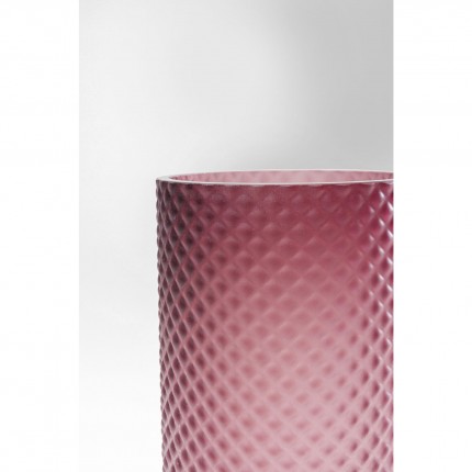 Vase Barfly fuchsia mat 25cm
