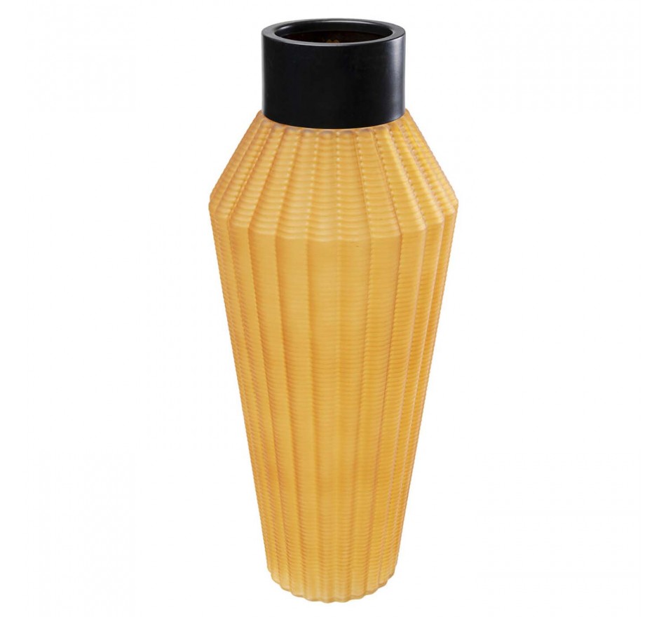 Vase Barfly ambre mat 43cm Kare Design
